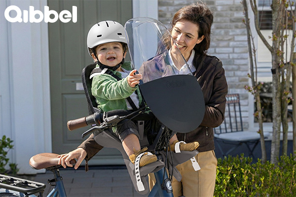 Lichte en veilige fietszitje van Qibbel