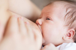 Borstvoeding geven pasgeboren baby