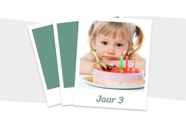 Je kind is 3 jaar