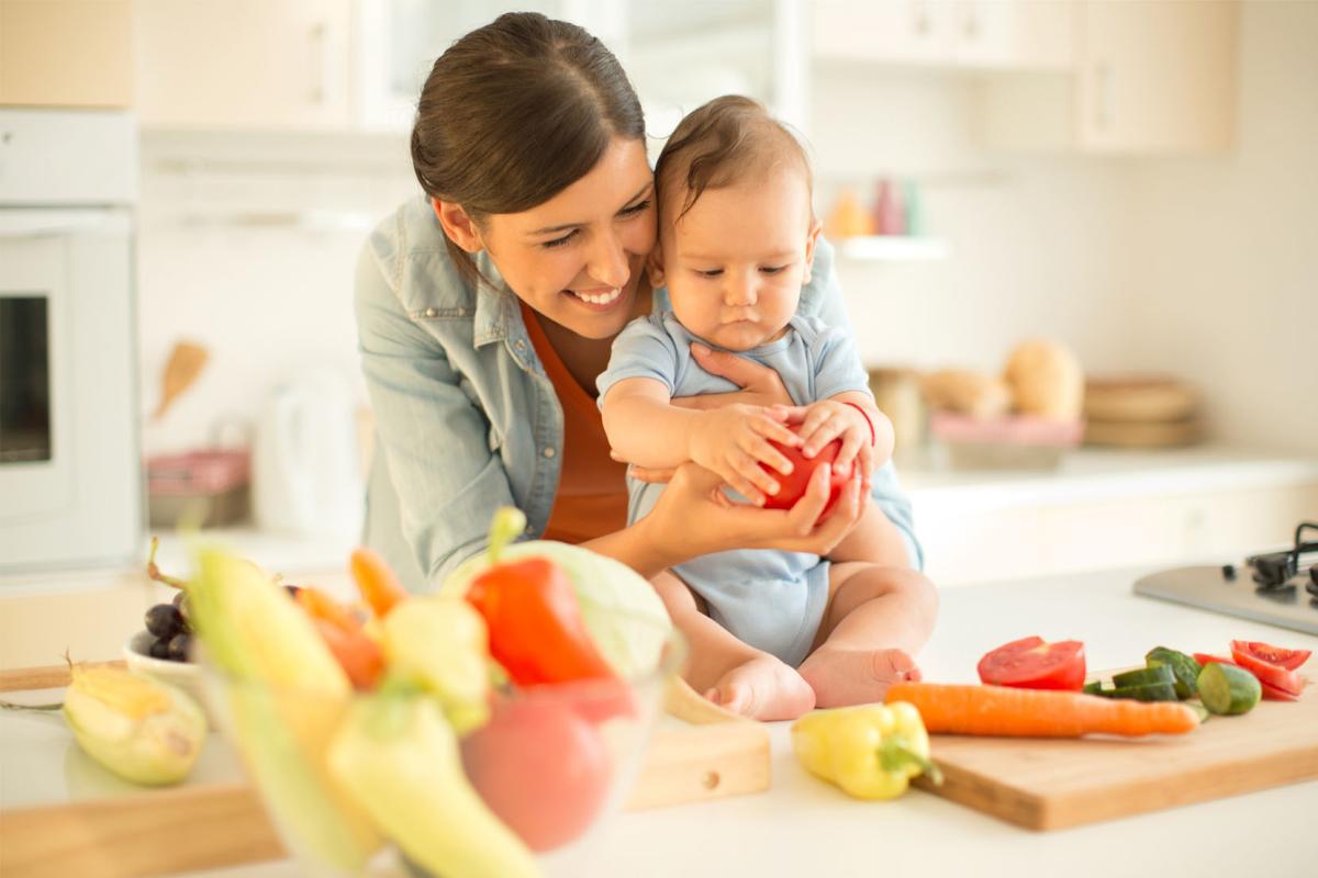 Vegetarisch eten voor je baby