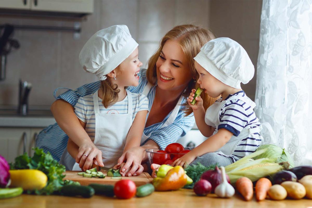 Vegetarisch of veganistisch eten met kinderen