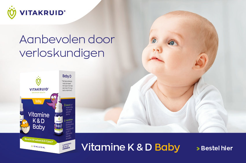 Vitamine K & D Baby van Vitakruid Vitamine K & D Baby van Vitakruid