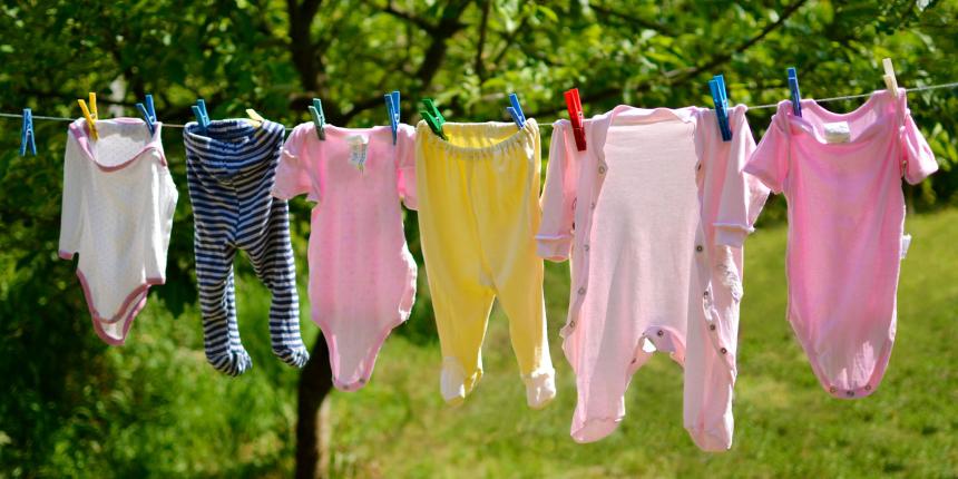 Babykleding wassen