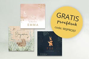 Unieke geboortekaartjes bij WIJ Geboortekaartjes
