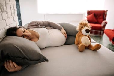 'Bevalling begonnen? Ik dacht dat ik gewoon helse oefenweeën had' 'Bevalling begonnen? Ik dacht dat ik gewoon helse oefenweeën had'