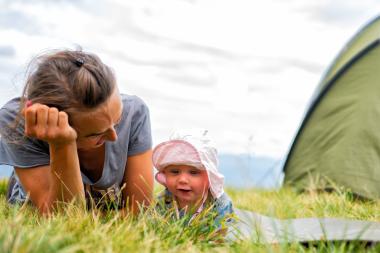 Kamperen met een baby? Lotte doet het nooit meer