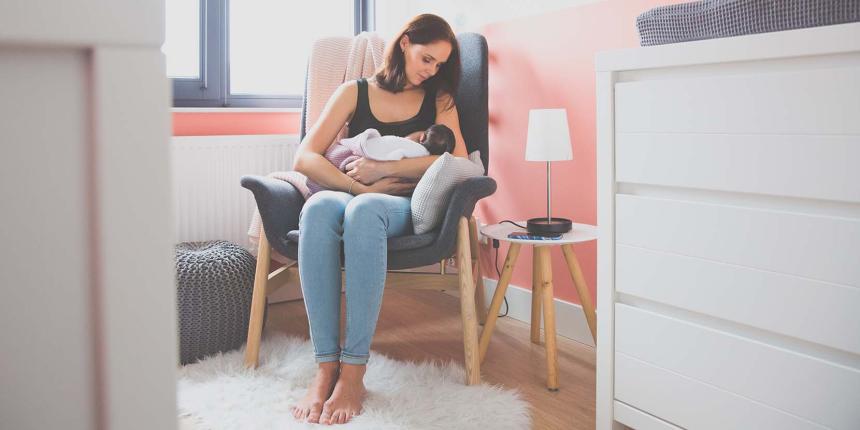 Het derde borstvoedingsavontuur van mommy influencer Margot