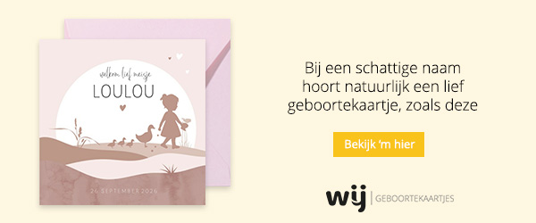 WIJ Geboortekaartjes