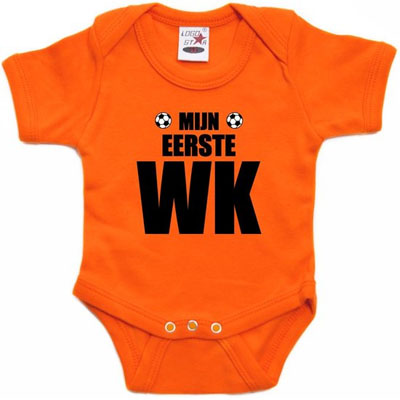 eerste WK romper oranje