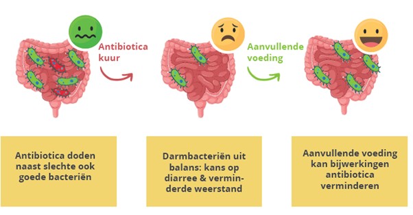 Gevolgen antibiotica voor darmen kind