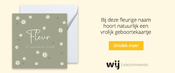 WIJ Geboortekaartjes | Fleur