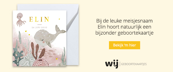 Kaartje Elin | WIJ Geboortekaartjes