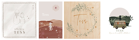 Kaartjes Tess | WIJ Geboortekaartjes