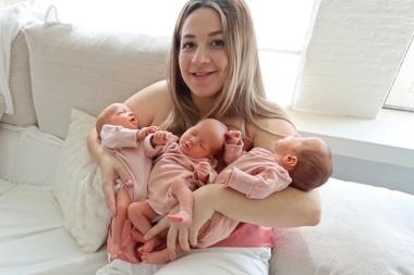 Melissa bleek zwanger van een drieling: ‘In één klap een groot gezin’