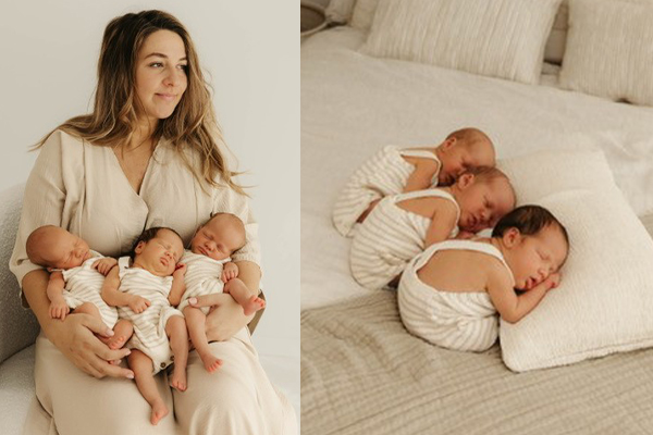 Melissa met Maé, Ellis en June