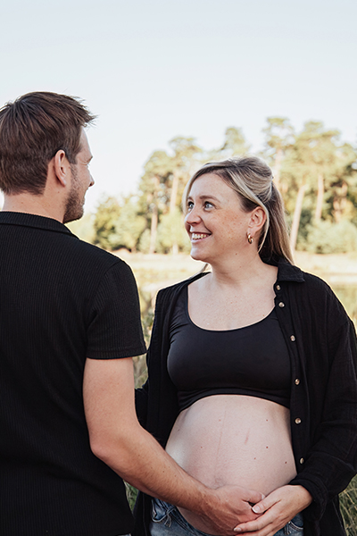 Nadine en haar vriend