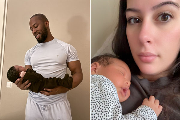 snelle geboorte in 15 minuten foto van vader en moeder na snelle geboorte