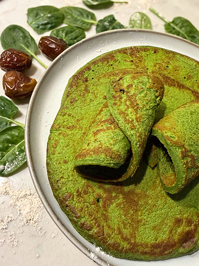 Gezonde groene Kikker Kees pannenkoeken Gezonde groene Kikker Kees pannenkoeken