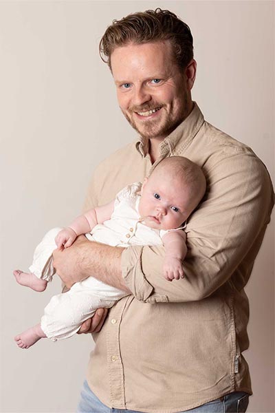 Vader Bas met dochter Esmee